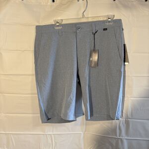 Travis Mathew NWT Men’s 33 Beck Shorts Blue Performance Golf Lightweight Stretch
